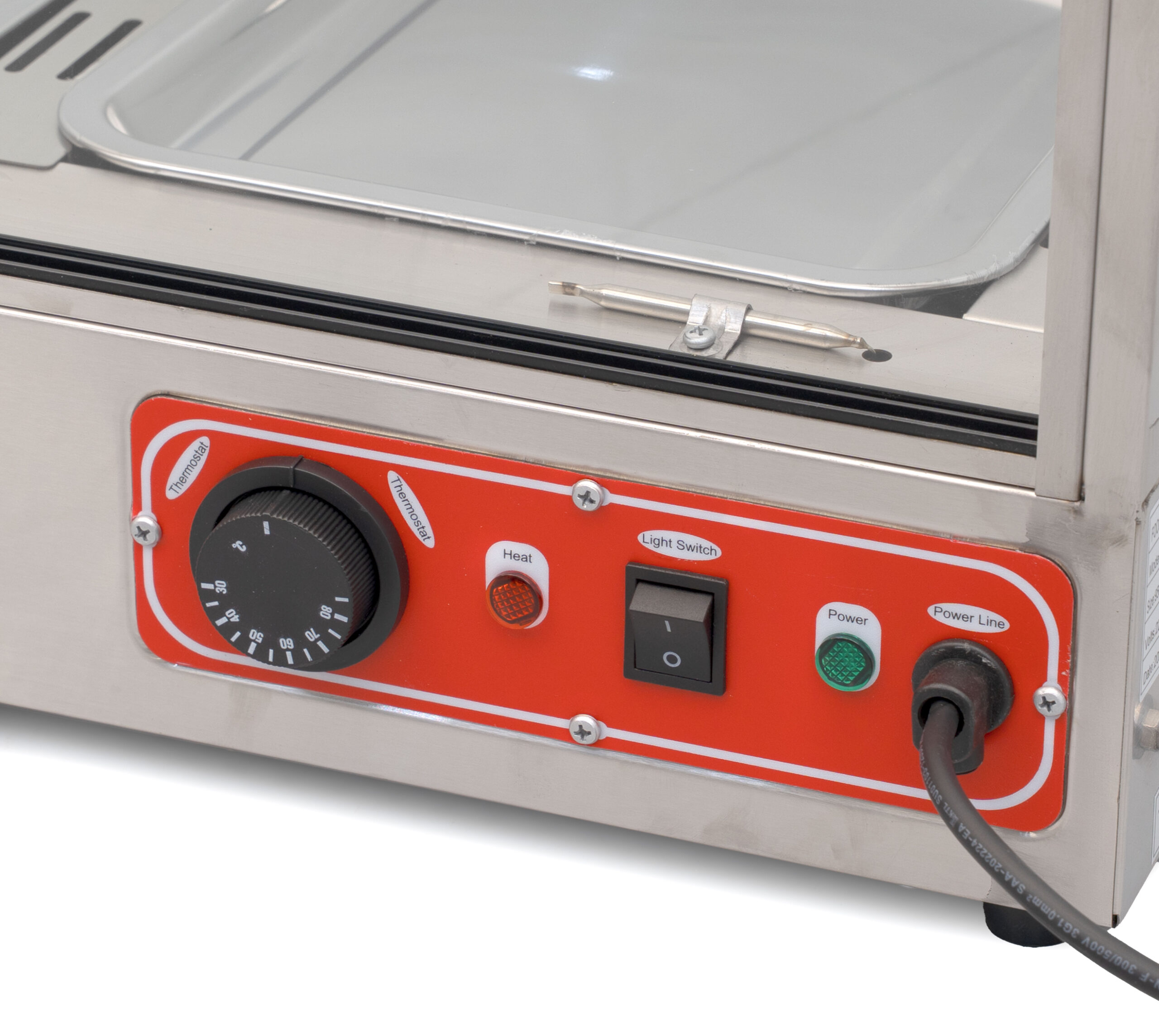 HCB Vitrine - 95 cm - 230V - inox