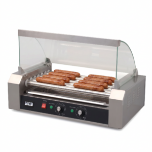 Gril à saucisses HCB - rouleau à hot-dogs - 7 rouleaux - acier inoxydable - 230 V