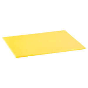 Planche à découper HCB - jaune - 450 x 300 x 20 mm - HACCP