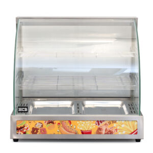 HCB Vitrine chaude - 66 cm - 230V - inox