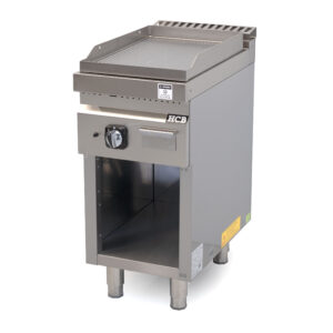 Plaque de cuisson HCB - 70S - rainurée - 6,5 kW - 40 cm - gaz naturel - acier inoxydable