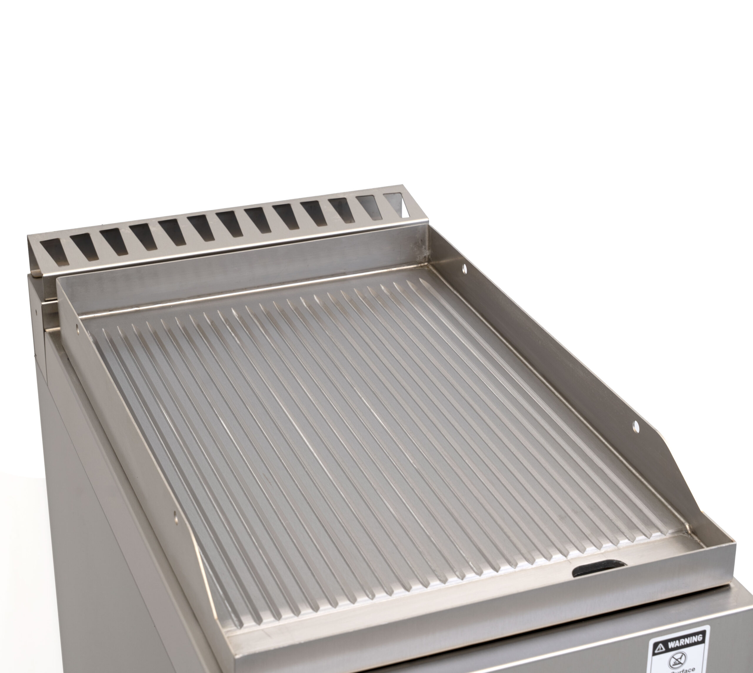 Plaque de cuisson HCB - 70S - rainurée - 6,5 kW - 40 cm - gaz naturel - acier inoxydable