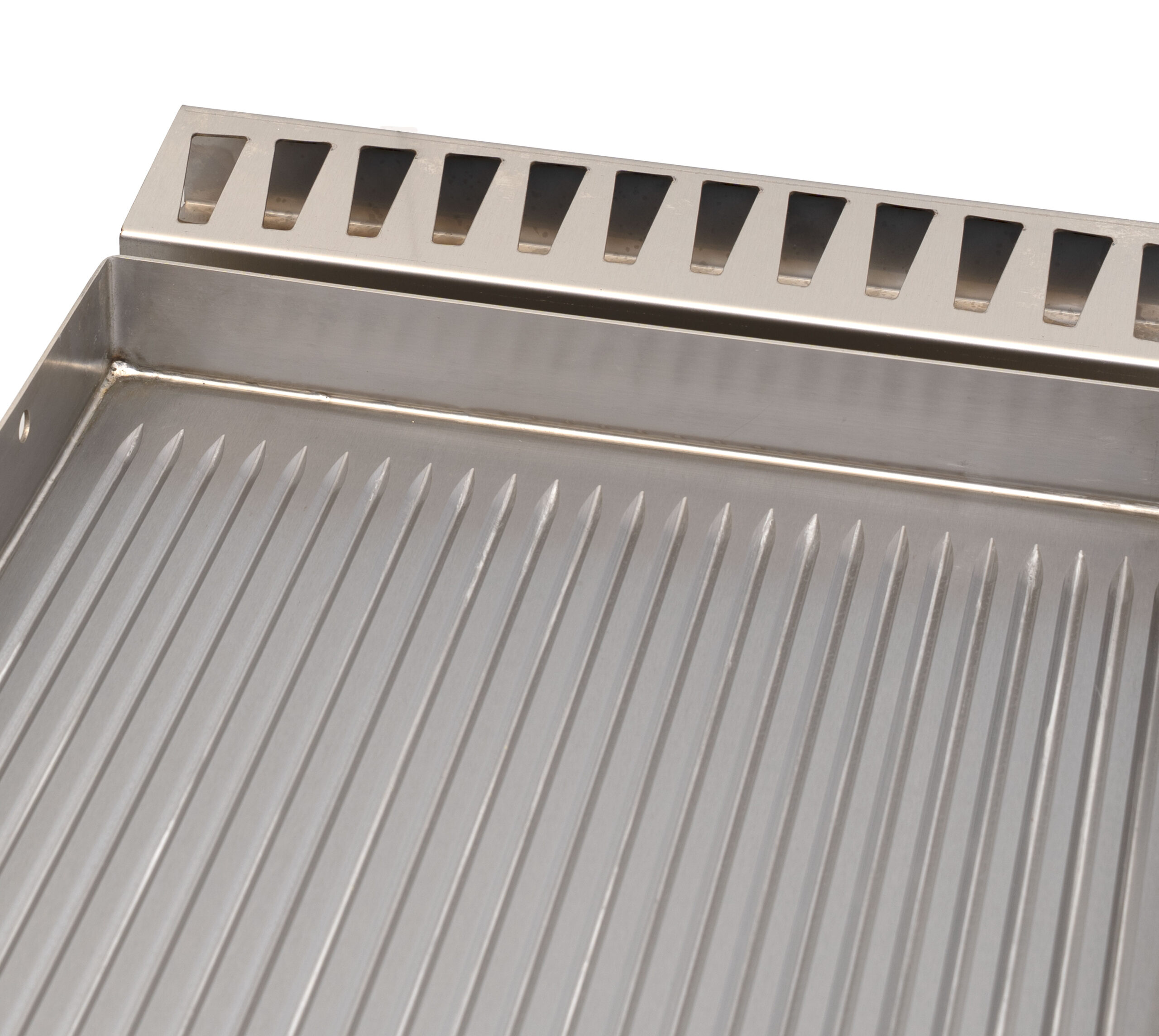 Plaque de cuisson HCB - 70S - rainurée - 6,5 kW - 40 cm - gaz naturel - acier inoxydable