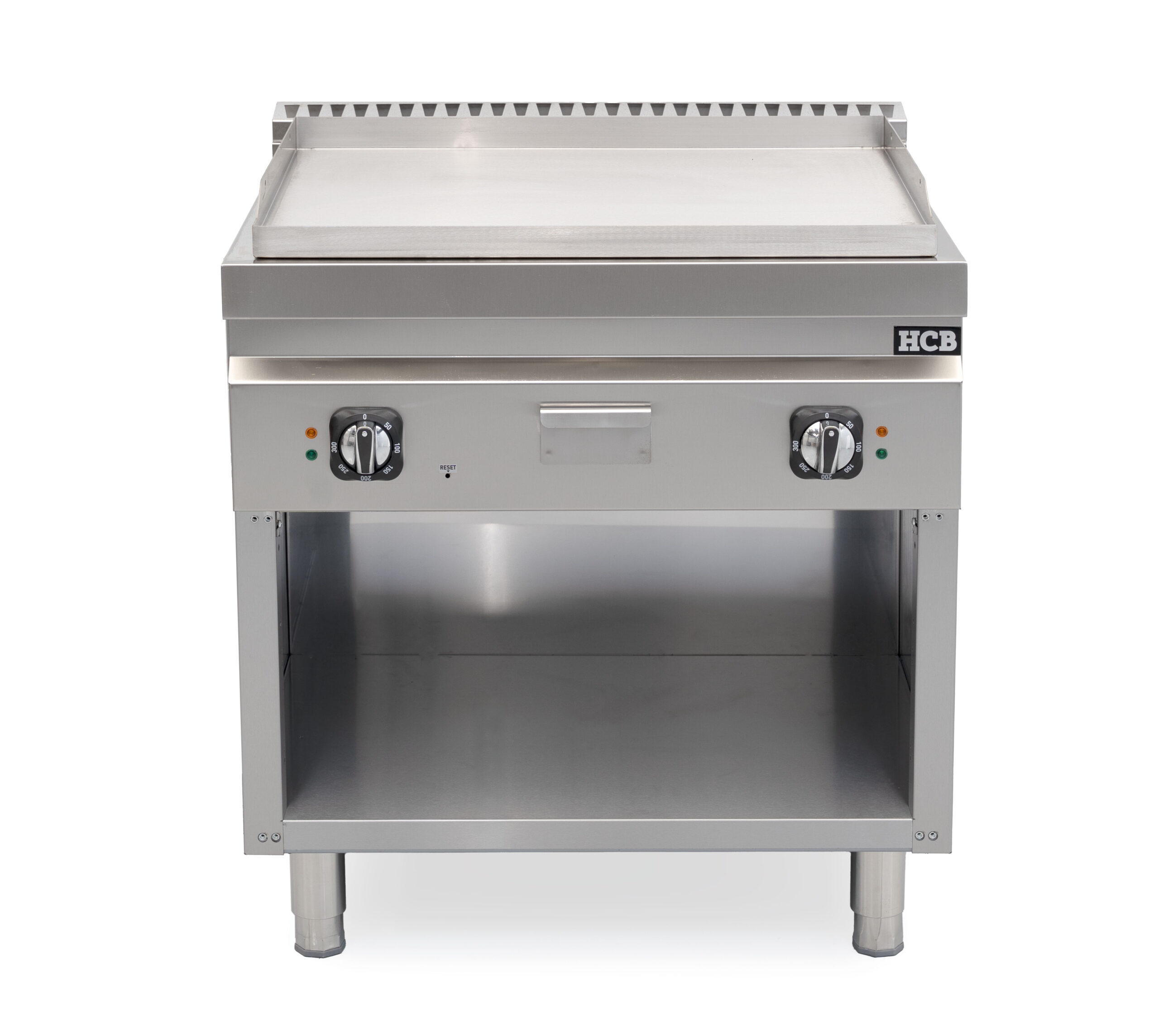 Plaque de cuisson HCB - 70S - lisse - 9 kW - 80 cm - 400 V - acier inoxydable