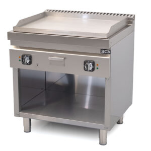 Plaque de cuisson HCB - 70S - lisse - 9 kW - 80 cm - 400 V - acier inoxydable