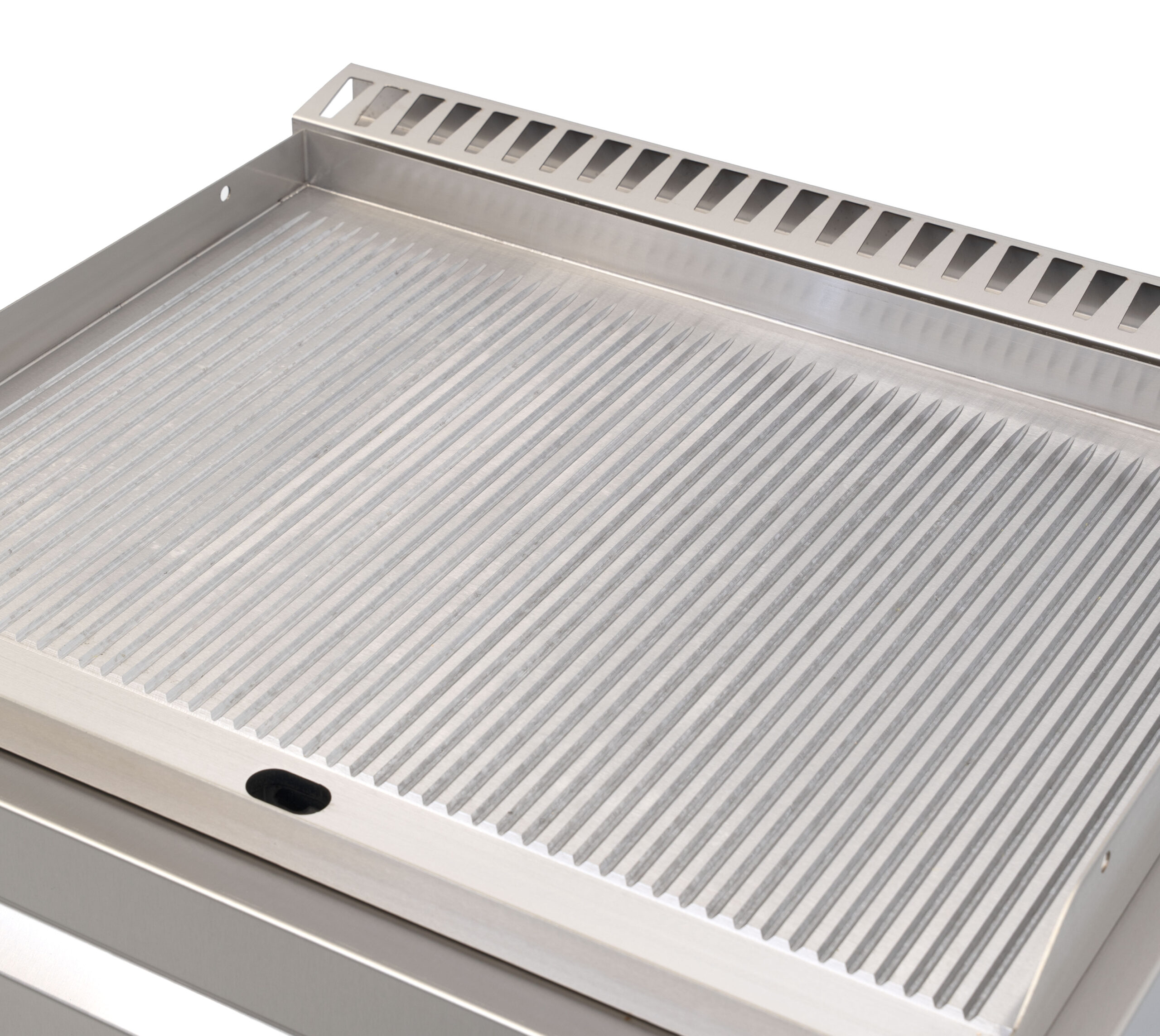 Plaque de cuisson HCB - 70S - nervurée - 9 kW - 80 cm - 400 V - acier inoxydable