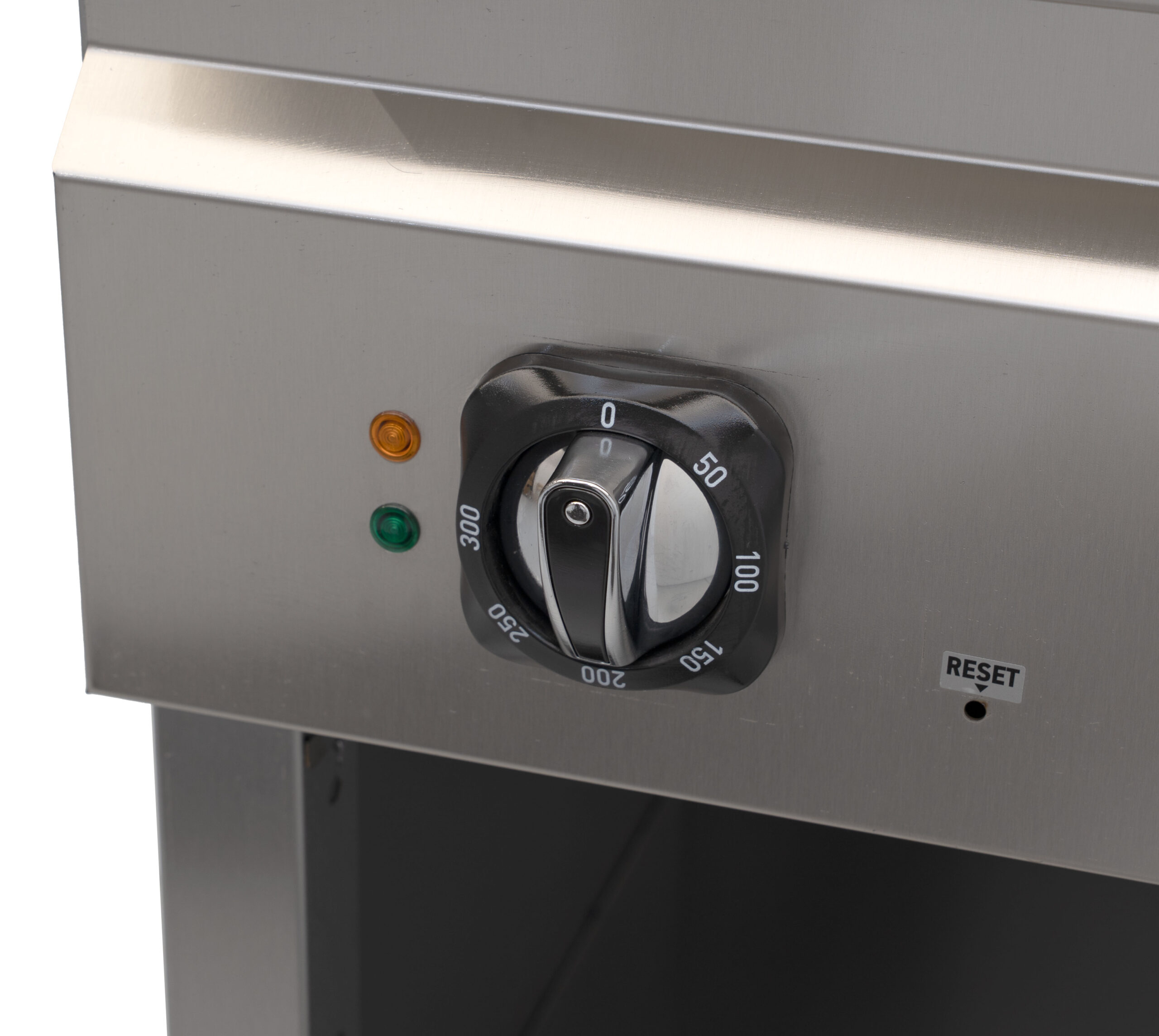 Plaque de cuisson HCB - 70S - nervurée - 9 kW - 80 cm - 400 V - acier inoxydable