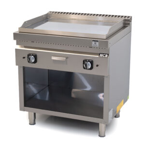 Plaque de cuisson HCB - 70S - chromée - 13 kW - 80 cm - gaz naturel - acier inoxydable