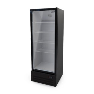 Réfrigérateur HCB à porte vitrée - 310 litres - noir - 230 V