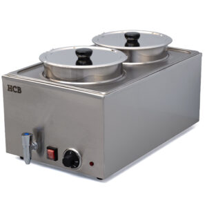 HCB Bain marie - hotpot - 2 x 6 litres - 230V - inox