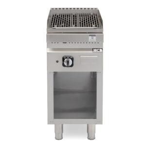 HCB Lavagrill - 70S - pierre de lave - 9 kW - 40 cm - gaz naturel - acier inoxydable