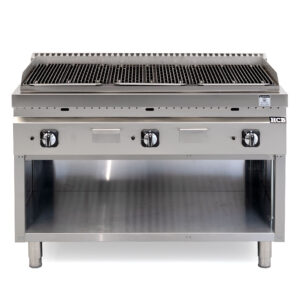 HCB Lavagrill - 70S - pierre de lave - 27 kW - 120 cm - gaz naturel - acier inoxydable