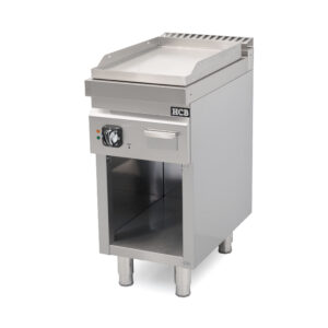 Plaque de cuisson HCB - 70S - lisse - 4,5 kW - 40 cm - 400 V - acier inoxydable