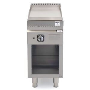 Plaque de cuisson HCB - 70S - lisse - 6,5 kW - 40 cm - gaz naturel - acier inoxydable